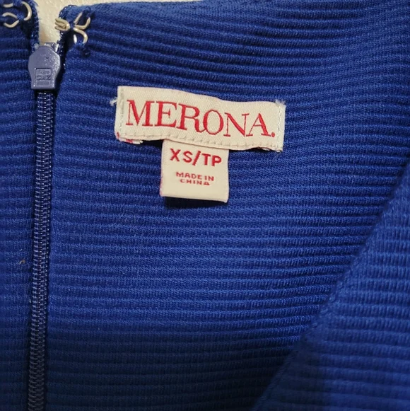 Nwt Merona Cobalt Blue Dress - Picture 5 of 9